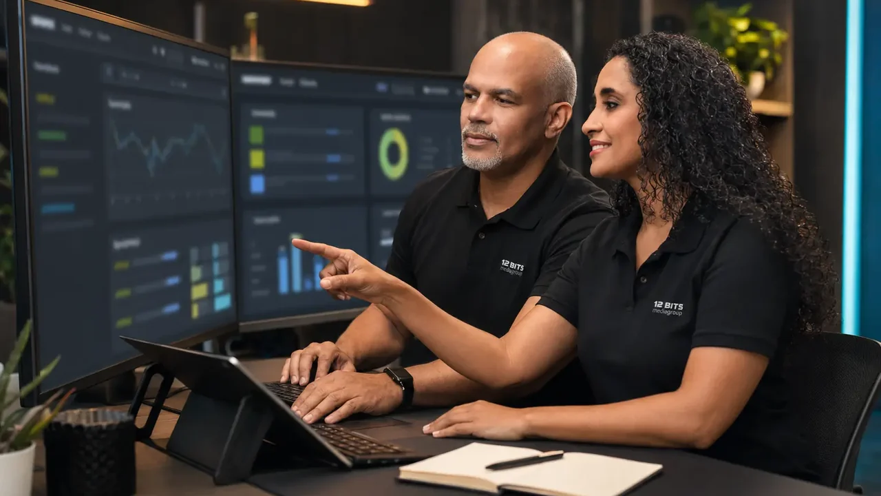 Business process digitalization with operational dashboards, structured data and automation